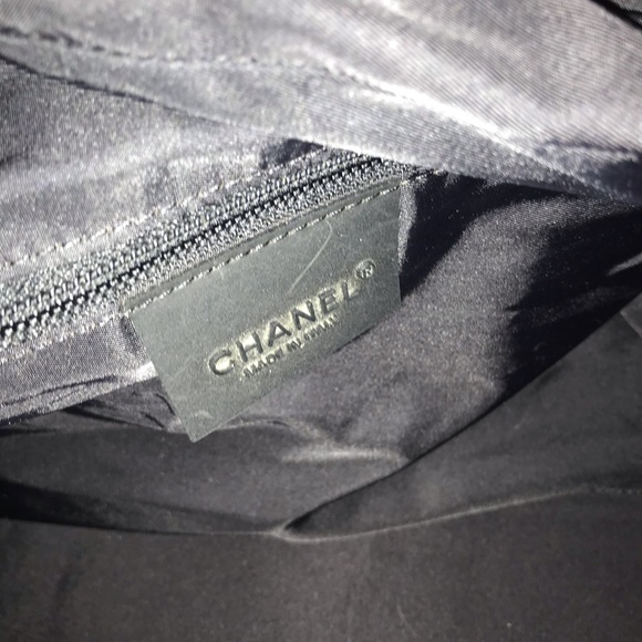 CHANEL nylon mesh gym sports ligne bag - Picture 7 of 8
